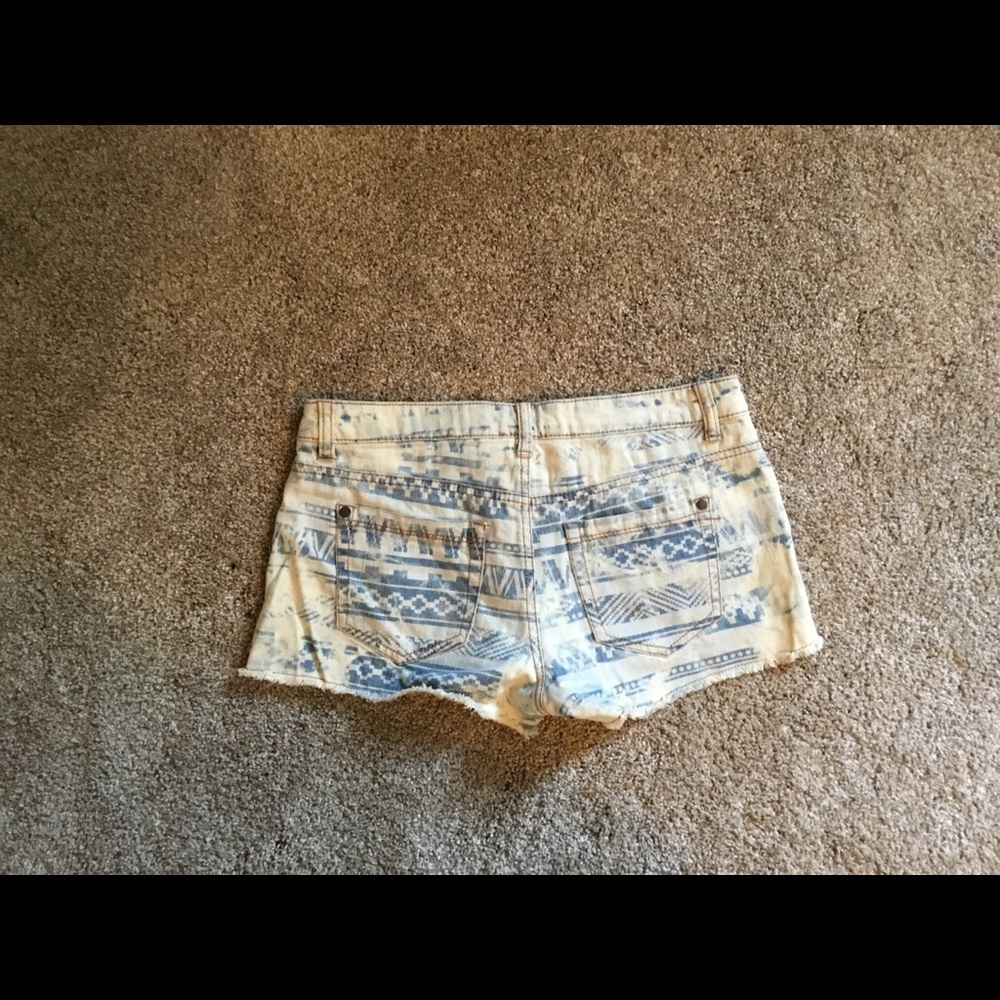 Aztec Denim Shorts - Picture 2 of 2